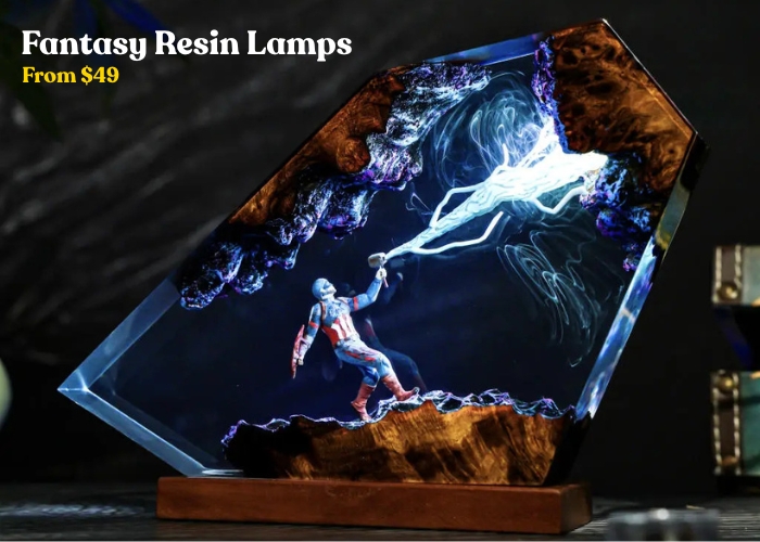 Fantasy Resin Lamps