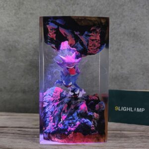 Gengar Resin Lamp Anime Ghost Diorama Gift 2025 4